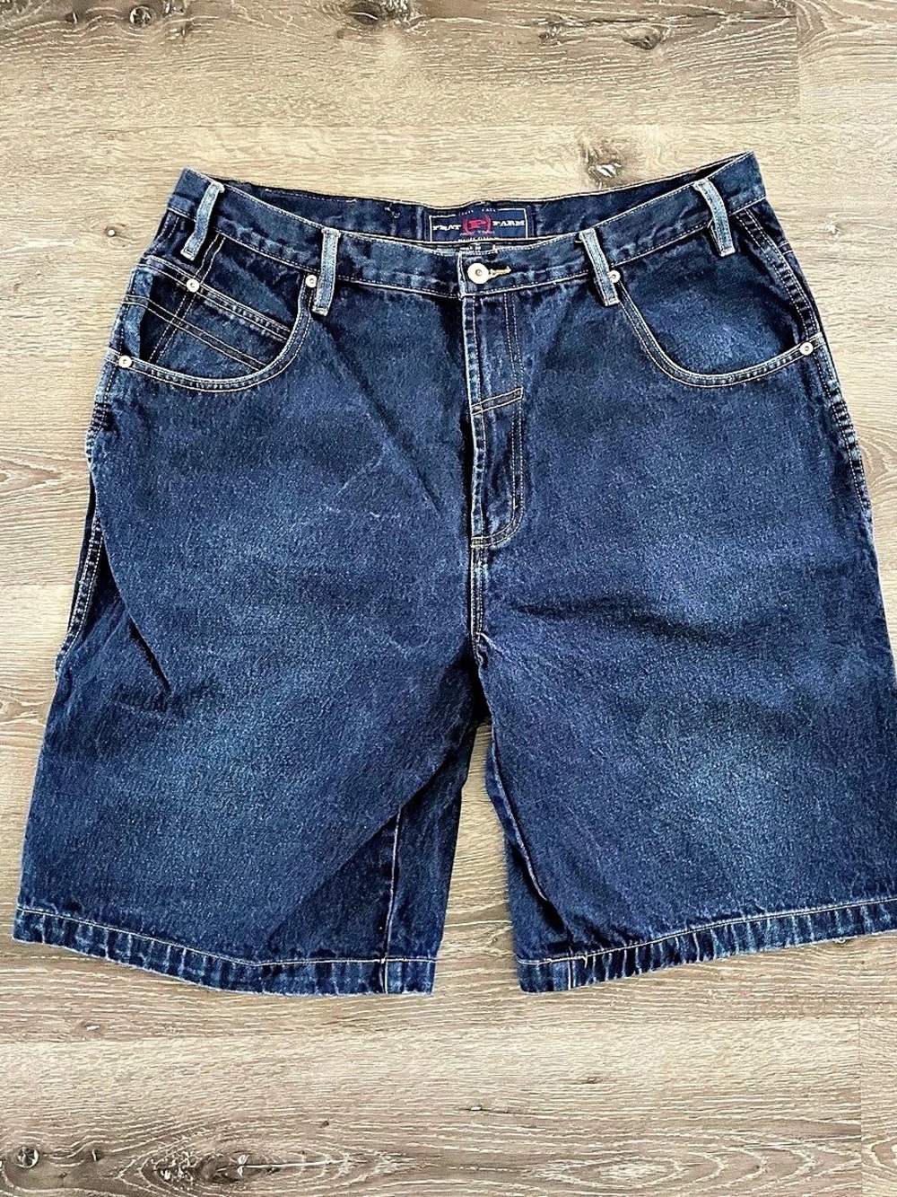 Phat Farm Phat Farmers Denim Jean Shorts Blue Waist 36